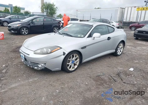 2008 Hyundai Tiburon Gt/Gt Limited/Se z USA, uszkodzony, nr VIN KMHHN66F98U291391